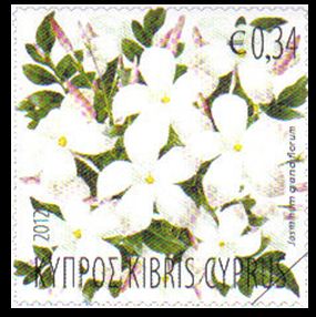 2012 Cyprus stamps Aromatic Flowers - Jasmine Mint Stamp