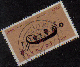 LYSI Cyprus Stamps postmark DD7 Datestamp Double Circle - (e786)