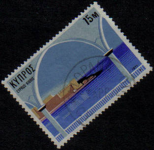 KALOPANAYIOTIS Cyprus Stamps postmark DS7 Date Single Circle - (g464)