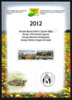 North Cyprus Stamps Leaflet 257 2012 Europa Visit