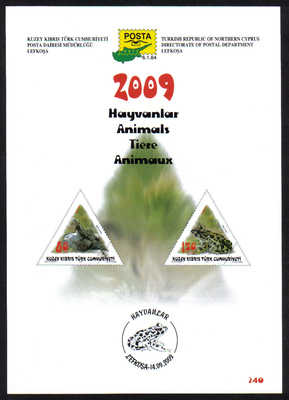 North Cyprus Stamps Leaflet 240 2009 Animals