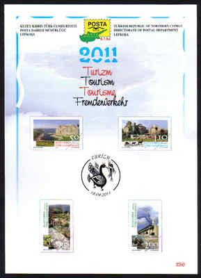 North Cyprus Stamps Leaflet 250 2011 Tourism