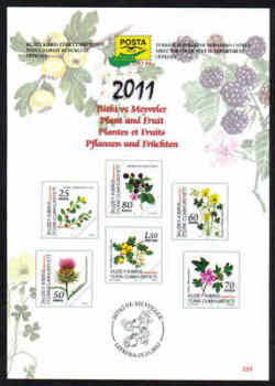 North Cyprus Stamps Leaflet 255 2011 Plant and Fruit