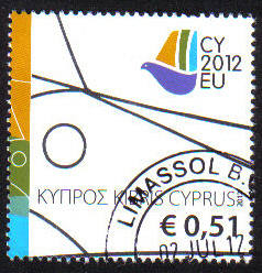Cyprus Stamps SG 2012 (f) Cyprus Presidency of the Council of the EU - USED