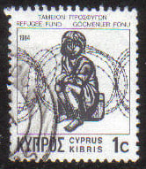 Cyprus Stamps 1984 Refugee fund tax SG 634 Waddingtons - USED (e892)