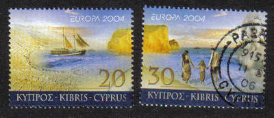 Cyprus Stamps SG 1073-74 2004 Europa Holidays - USED (g650)