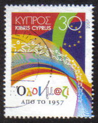 Cyprus Stamps SG 1132 2007 The treaty of Rome - USED (g640)