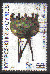 Cyprus Stamps SG 611 1983 5c Overprint - USED (g822)