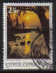 Cyprus Stamps SG 658 1985 25 Cent - USED (g849)