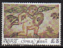 Cyprus Stamps SG 770 1989 7th Definitives Mosaics £3.00 Pound - USED (g874)