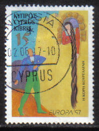 Cyprus Stamps SG 924 1997 15c - USED (h098)