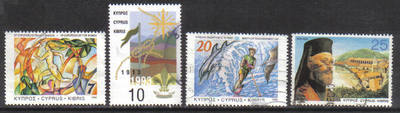 Cyprus Stamps SG 833-36 1993 Anniversaries and Events - USED (h149)