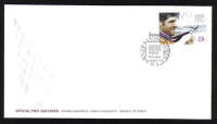 Cyprus Stamps SG 1286 2012 London Olympic Games Cypriot silver medal winner Pavlos Kontides for sailing - Official FDC