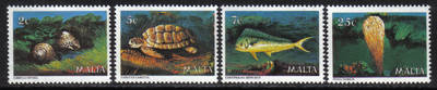 Malta Stamps SG 0630-33 1979 Marine life - MINT