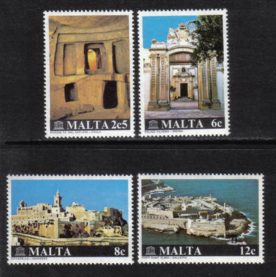 Malta Stamps SG 0641-44 1980 Maltese monuments - MINT