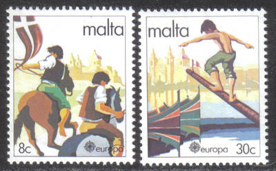 Malta Stamps SG 0659-60 1981 Europa Folklore - MINT
