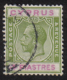 Cyprus Stamps SG 110 1924 4 Piastres - USED (h398)