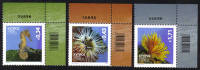 Cyprus Stamps SG 1301-03 2013 Organisms of the Mediterranean marine environment - Control numbers MINT