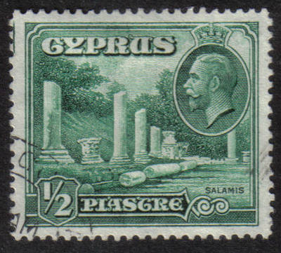 Cyprus Stamps SG 134 1934  1/2 Piastre - USED (h511)