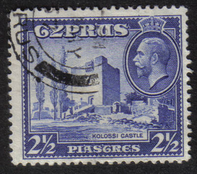 Cyprus Stamps SG 138 1934 2 1/2 Piastres - USED (h508)
