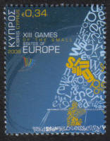 Cyprus Stamps SG 1191 2009 34c XIII Games of the Small States of Europe - MINT