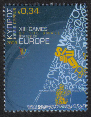 Cyprus Stamps SG 1191 2009 34c XIII Games of the Small States of Europe - MINT
