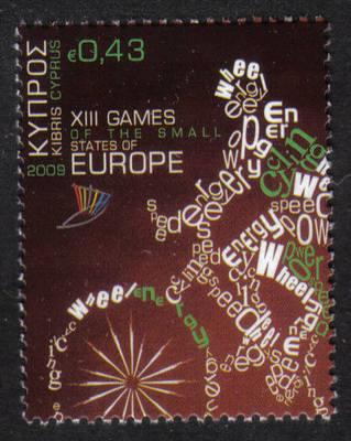 Cyprus Stamps SG 1192 2009 43c XIII Games of the Small States of Europe - MINT