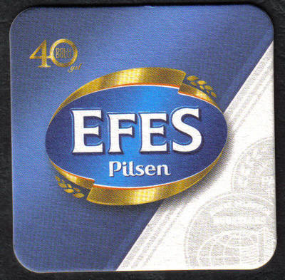 Turkey Beermats EFES - UNUSED (z019)