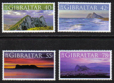 Gibraltar Stamps SG 1236-39 2007 Views - MINT