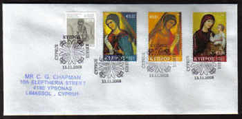 Cyprus Stamps SG 1178-80 2008 Christmas - Unofficial FDC (a772)