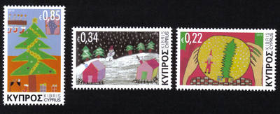 Cyprus Stamps SG 1304-06 2013 Christmas Noel - MINT