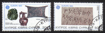Cyprus Stamps SG 602-03 1983 Europa - CTO USED (h554)