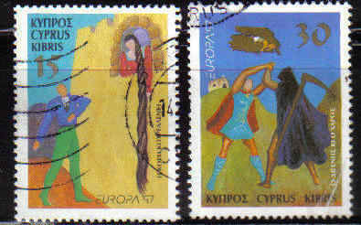 Cyprus Stamps SG 924-25 1997 Europa - USED (b840)