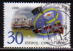 Cyprus Stamps SG 971 1999 Council of Europe - USED (b835)