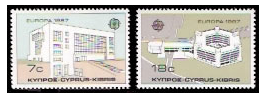 Cypru stamps 1987 Europa - Modern Architecture
