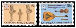 Cyprus stamps 1985 Europa - Composers and Musicians
