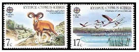 Cyprus stamps 1986 Europa - Conservation of Nature and Environment