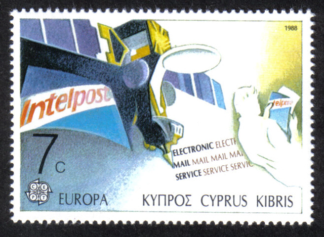 Cyprus Stamps SG 718 1988 7c  Europa Transport - MINT