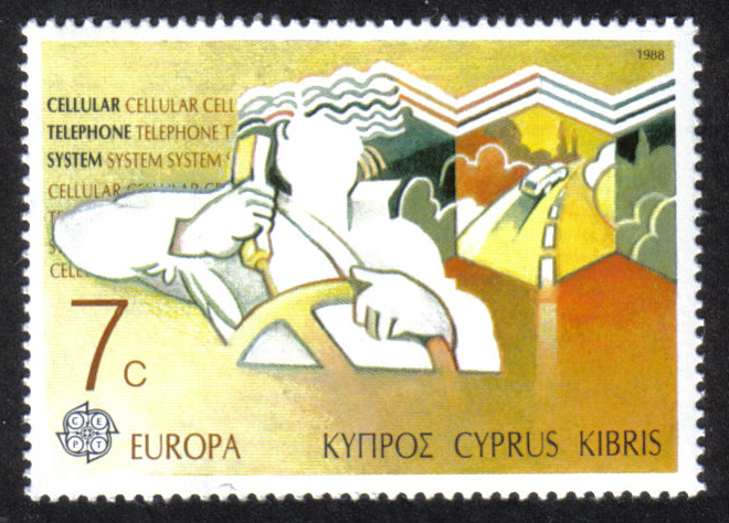 Cyprus Stamps SG 719 1988 7c  Europa Transport - MINT
