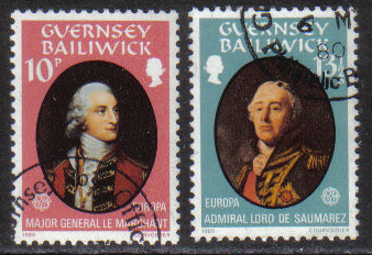 Guernsey Stamps 1980 Europa Famous People - USED (z583)