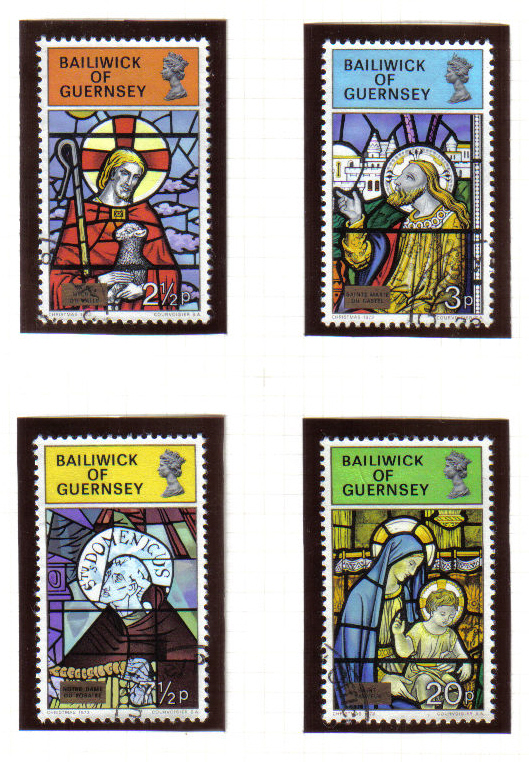 Guernsey Stamps 1973 Christmas - USED (z614)