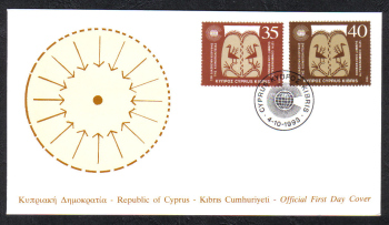 Cyprus Stamps SG 841-42 1993 Commonwealth Conference - Official FDC