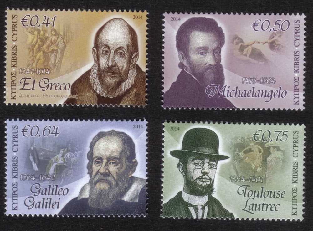 Cyprus Stamps SG 2014 (d) Intellectual Pioneers - MINT
