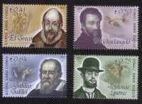 Cyprus Stamps SG 1322-25 2014 Intellectual Pioneers - MINT