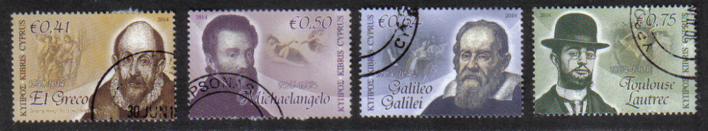Cyprus Stamps SG 2014 (d) Intellectual Pioneers - USED (h844)