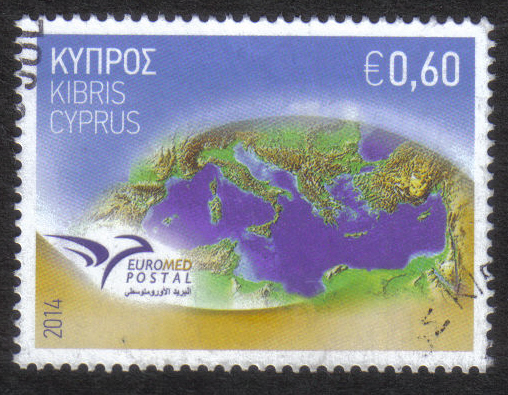 Cyprus Stamps SG 1325 2014 Euromed Postal Joint Issue "The Mediterranean" - USED (h841)
