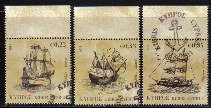 Cyprus Stamps SG 2011 (g) Tall Ships - CTO USED (e208)