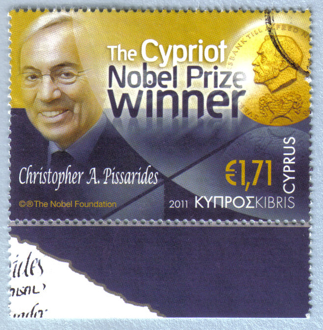 Cyprus Stamps SG 1254 2011 Christopher Pissarides Cypriot Nobel Prize Winner -  USED (h883)