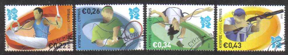 Cyprus Stamps SG 2012 (b) London Olympic Games - USED (g292)