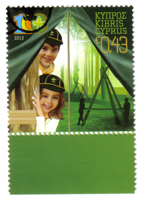 Cyprus Stamps SG 1292 2013 Cyprus Scouts Association Centenary - CTO USED (h444)